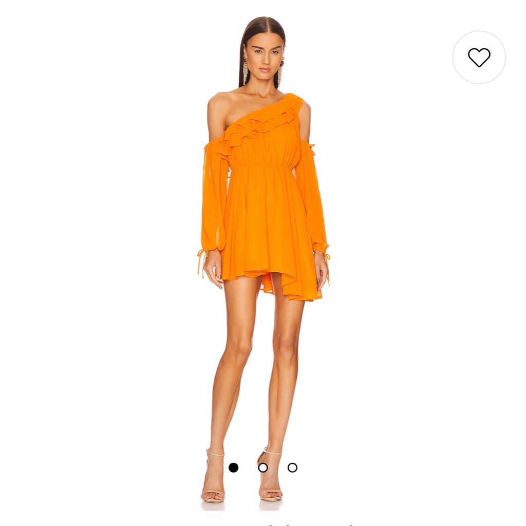 Nwt Everett Mini Dress In Orange